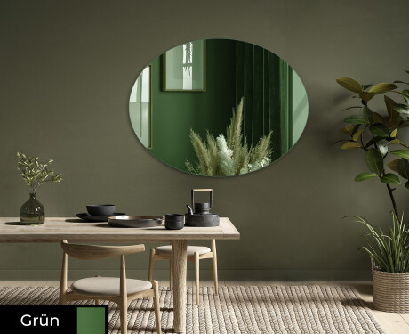 Oval dekorativer spiegel Flur modern L178 #1