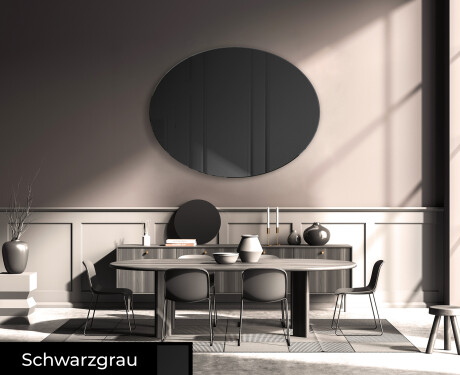 Oval dekorativer spiegel Flur modern L178 #5