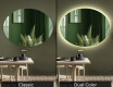 Oval dekorativer spiegel Flur modern L178 #9
