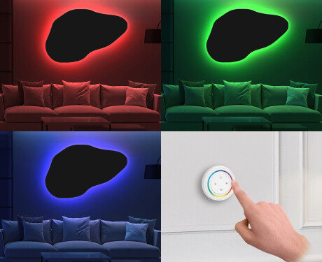 Unregelmäßige dekorativer spiegel Flur modern L180 #11