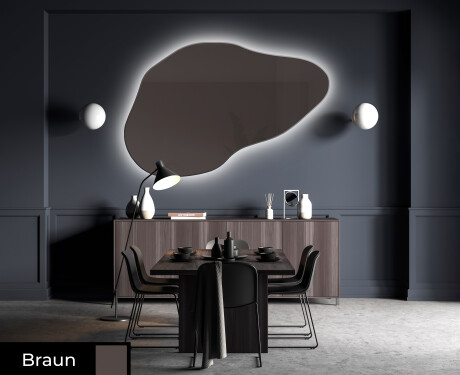 Unregelmäßige dekorativer spiegel Flur modern L180 #4