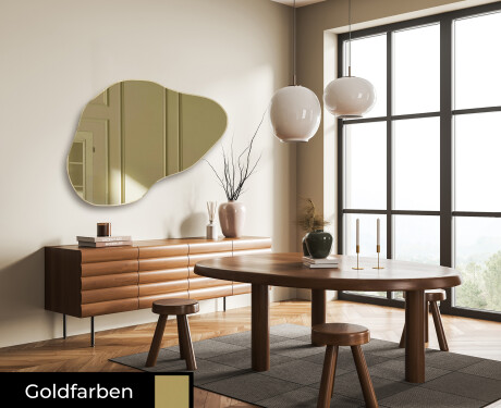 Unregelmäßige dekorativer spiegel Flur modern L180 #8