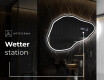 Unregelmäßiger asymmetrischer Spiegel mit LED Beleuchtung P223 #6