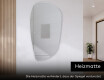 Unregelmäßiger asymmetrischer Spiegel mit LED Beleuchtung I221 #8