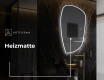 Unregelmäßiger asymmetrischer Spiegel mit LED Beleuchtung I223 #8