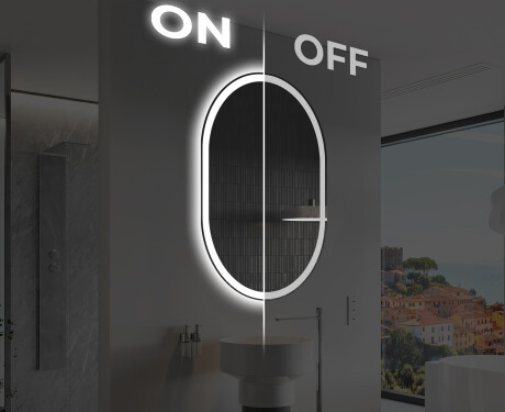 Vertikaler Badspiegel mit LED Beleuchtung L230 #3