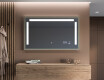 Spiegel mit Rahmen und LED Industrial Beleuchtung FrameLine L134 #12