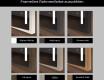 Spiegel mit Rahmen und LED Industrial Beleuchtung FrameLine L134 #2