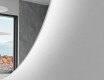 Unregelmäßiger asymmetrischer Spiegel mit LED Beleuchtung SF221 #2