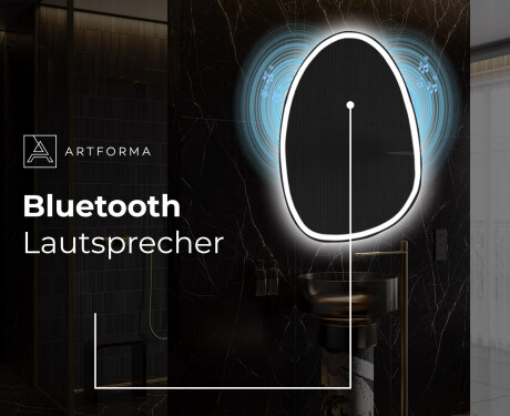 Unregelmäßiger asymmetrischer Spiegel mit LED Beleuchtung SF222 #7