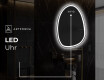 Unregelmäßiger asymmetrischer Spiegel mit LED Beleuchtung SF222 #8