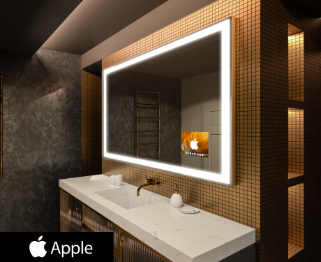 Smart Spiegel LED Badspiegel L01 Apple