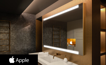 Smart Spiegel LED Badspiegel L47 Apple