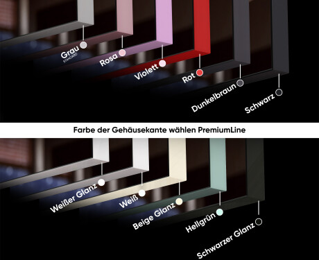 Smarter Spiegel mit LED Beleuchtung L138 Apple #7