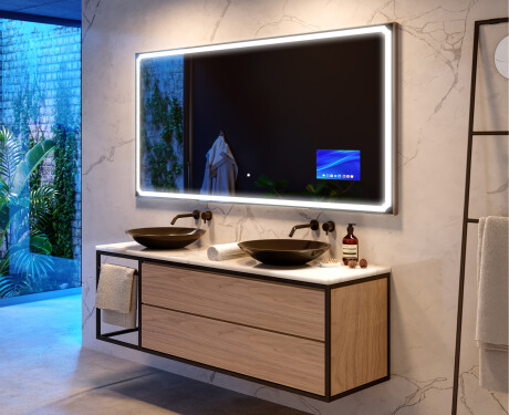 Smarter Spiegel mit LED Beleuchtung L138 Apple #10