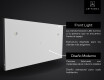 Badezimmerspiegel Smart Google mit Licht LED L01 #11
