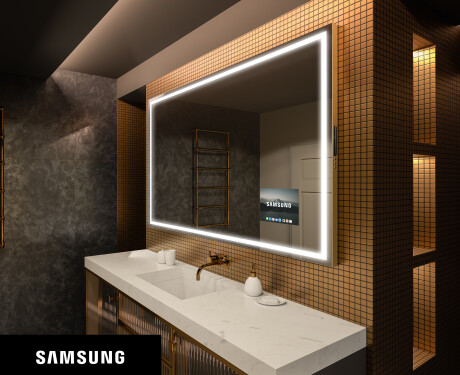 Smart Spiegel LED Badspiegel L49 Samsung #1