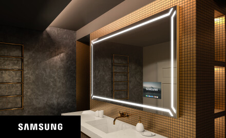 Smart Spiegel LED Badspiegel L129 Samsung