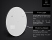 Runder Badspiegel mit LED SMART L116 Apple #2