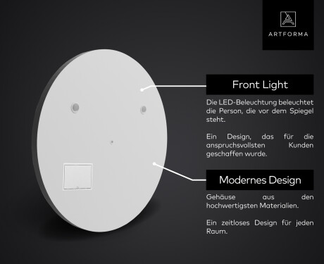 Runder Badspiegel mit LED SMART L116 Apple #2