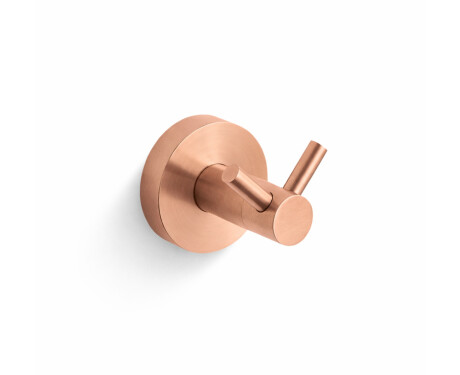 CLASSIC – Doppelhaken für Handtücher / roségold, gebürstet