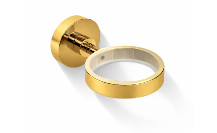 CLASSIC – Becherhalter 80.003/003.1, Seifenschale 80.004/004.1 / goldglänzend / * Glas separat zu bestellen