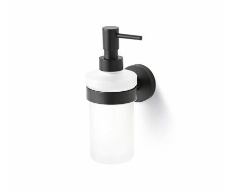 CLASSIC – Spender für Flüssigseife / mattes Glas / mattschwarz
