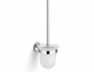 CLASSIC – Hängende Toilettenbürste / mattes Glas / Chrom
