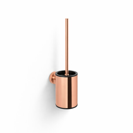 CLASSIC – Niedrige hängende Toilettenbürste / Metallbehälter, Einsatz aus Kunststoff / Roségold-Glanz #1
