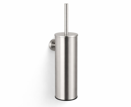 CLASSIC – Hohe hängende Toilettenbürste / Metallbehälter, Einsatz aus Kunststoff / gebürsteter Stahl
