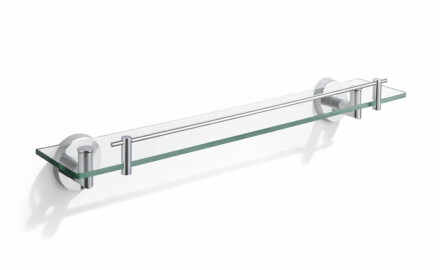 CLASSIC – Ablage 60 unter dem Spiegel / Chrom, klares Glas