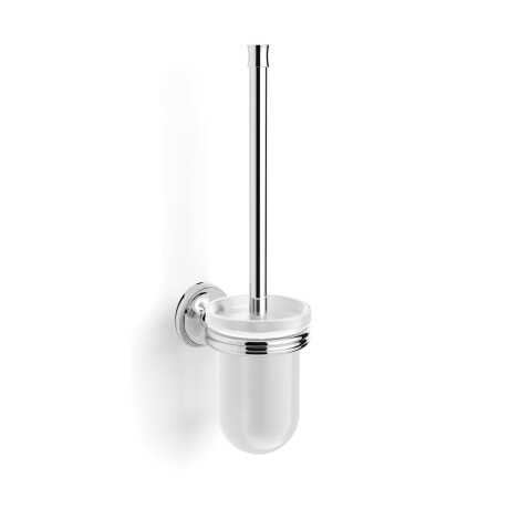 MONACO – Hängende Toilettenbürste / Chrom, mattes Glas #1