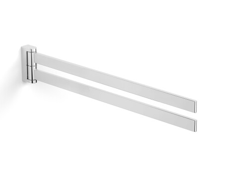 MILANO – Handtuchhalter / zweiarmig, schwenkbar / Chrom