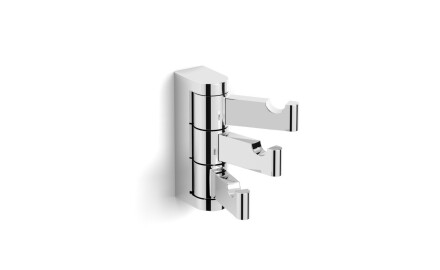 MILANO – Handtuchhaken / dreifach schwenkbar / Chrom