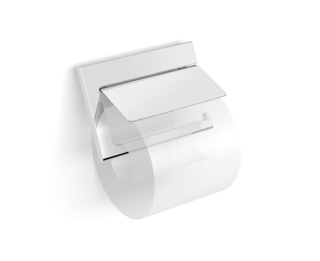 MILANO – Toilettenpapierhalter / schwenkbar mit Abdeckung / Chrom