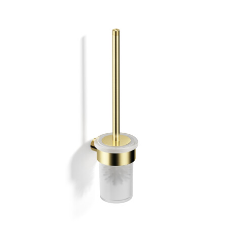 MEGAN – Hängende Toilettenbürste / gebürstetes Champagner-Gold #1