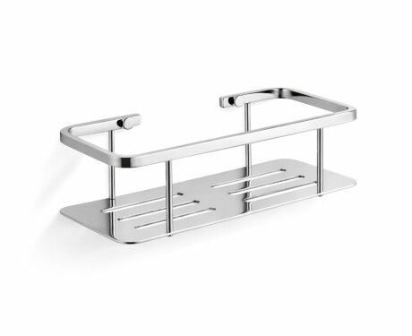 Korb – Badezimmerregal 25x11x7 / polierter Stahl
