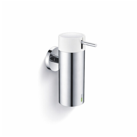 Flüssigseifenspender 0,15 l / polierter Edelstahl / weiße Pumpe + polierter Edelstahl #1