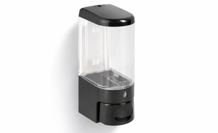 Flüssigseifenspender 0,25 l / ABS, schwarz glänzend
