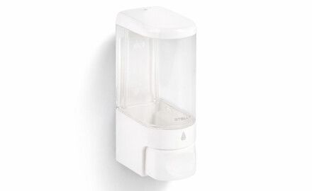 Flüssigseifenspender 0,25 l / ABS, weiß, glänzend