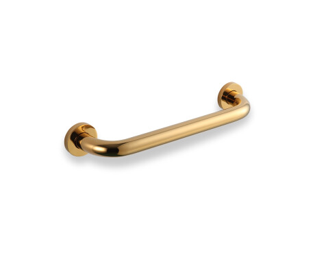 Badezimmergriff Ø25, gerade, 30 / glänzendes Gold