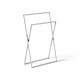 Doppelter Handtuchhalter / klappbar / verchromt #1