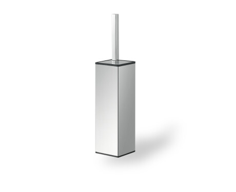 Hängende Toilettenbürste / quadratisch / polierter Stahl