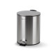 BUDGET-Treteimer, rund, 5 l, Soft-Close / Edelstahl, satiniert #1
