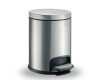 PREMIUM-Treteimer, rund, 5 l, Soft-Close / Edelstahl, satiniert