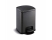 PREMIUM-Treteimer, rechteckig, 5 l, Soft-Close / mattschwarz