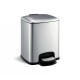 PREMIUM-Treteimer, rechteckig, 8 l, Soft-Close / Edelstahl, satiniert #1