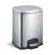 PREMIUM-Treteimer, rechteckig, 12 l, Soft-Close / Edelstahl, satiniert #1