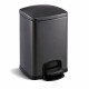 PREMIUM-Treteimer, rechteckig, 20 l, Soft-Close / mattschwarz #1