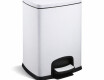 PREMIUM-Treteimer, rechteckig, 20 l, Soft-Close / weiß